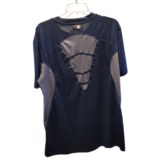 Nike Pro Combat Cleveland Indians Wahoo X-Large Fitted MLB Authentic Shirt - Picture 2 of 8